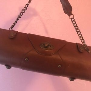 Leather Purse Wine Carrier